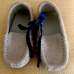 Janie & Jack Tan Suede Loafers Driving Shoe NEW! Size 5